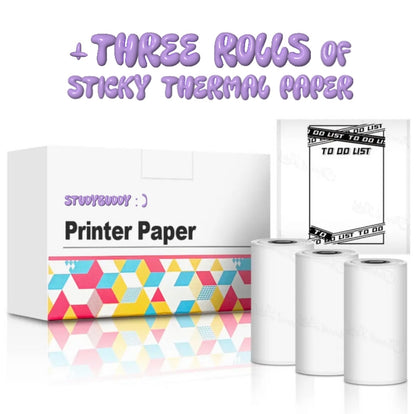 Sticky Thermal Papers - 3 Pack